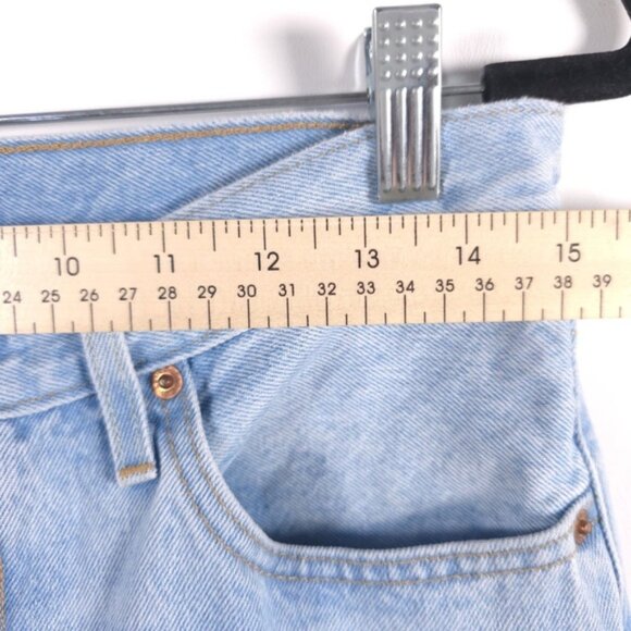 Levi's 501 150th Anniversary Edition Women’s Lt Blue Button Fly Jeans Size 29x30 - Picture 7 of 14